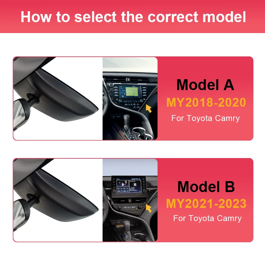 Car DVR For Toyota Camry 8th Gen (XV70) 2023 2022 2021 2020 2019 2018, 4K UHD Dash Cam, Plug and Play Dashcam for Camry