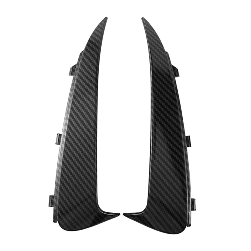 

Car Carbon Fiber Rear Bumper Splitter Spoiler Rear Canard Air Vent Trim for Mercedes Benz C Class W205 C43 C63 AMG