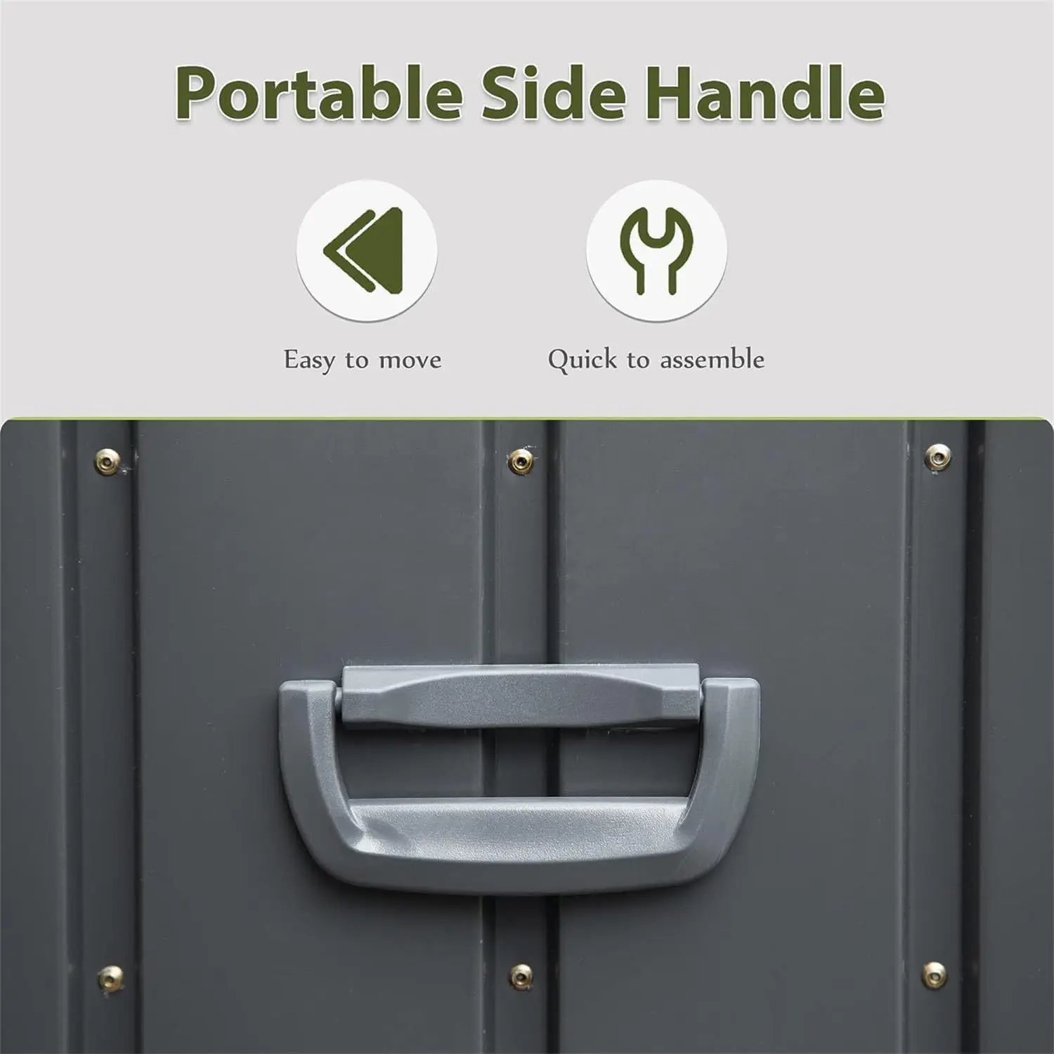 Storage box Dust-proof and sun-proof deck box Courtyard swimming pool Garden tools Double-layer waterproof