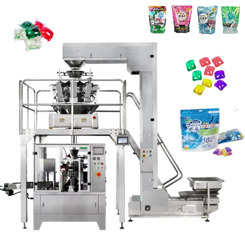 Automatic 1kg 2kg Multihead Weigher High Speed Vegetable Weighing Filling Machine for Fresh and Frozen Food Packaging