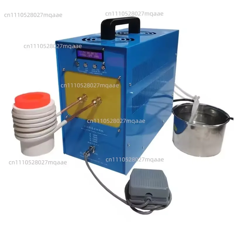 High frequency induction heating machine metal heater 220V small electromagnetic heater quenching equipment heater furnace