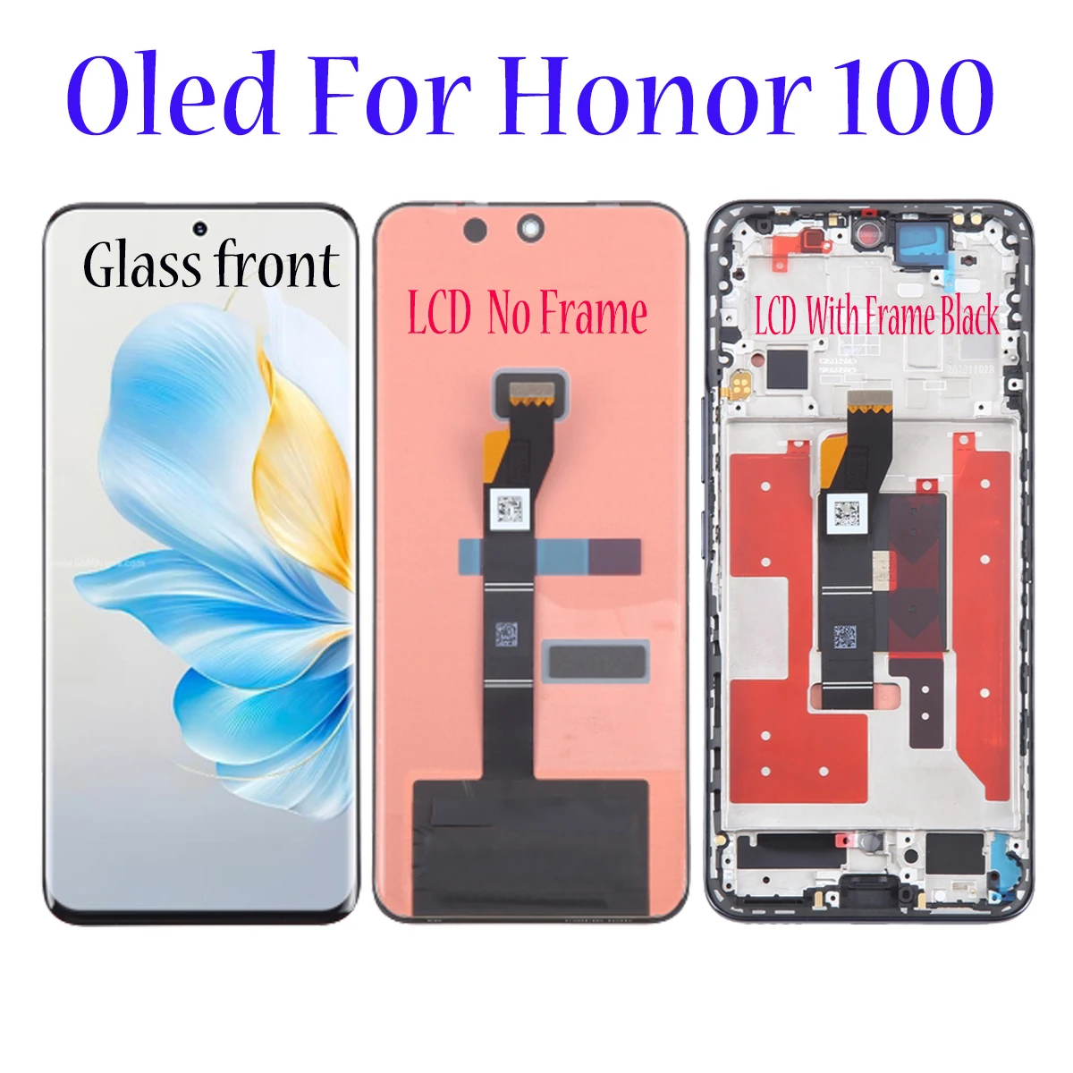 OLED For Honor 100 MAA-AN00 LCD Display Touch Screen Digitizer Assembly Parts