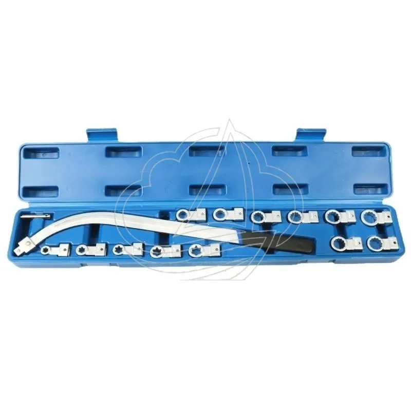 Belt Tensioner Pulley Wrench Set 12-19mm E-Type Socket Extension Workshop Tool