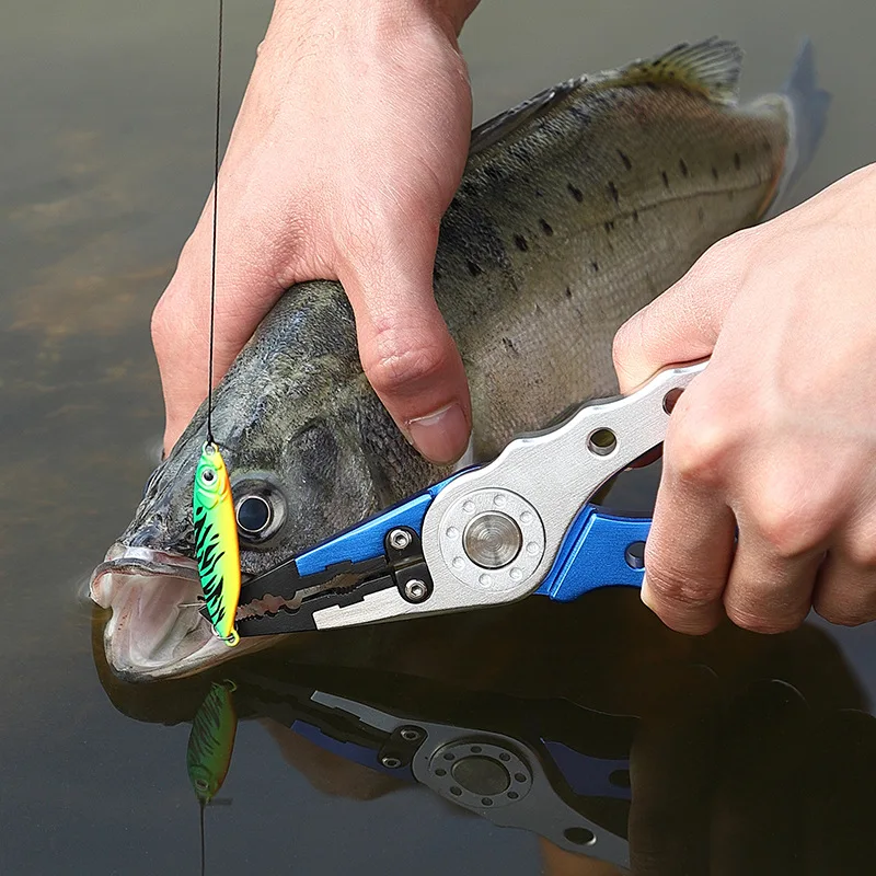

Y74 Fishing Pliers Eagle Nose Pliers Fishing Line Cutter Aero-Aluminium Alloy Stainless Steel Hook And Ring Pliers