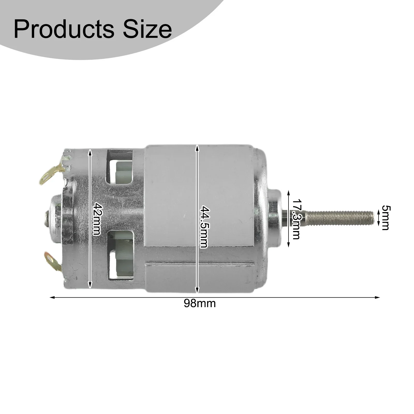 

Garden Equipment 755 Motor 12V Fast Installation High Performance Lithium Battery Metal Material 1 Pc Quantity