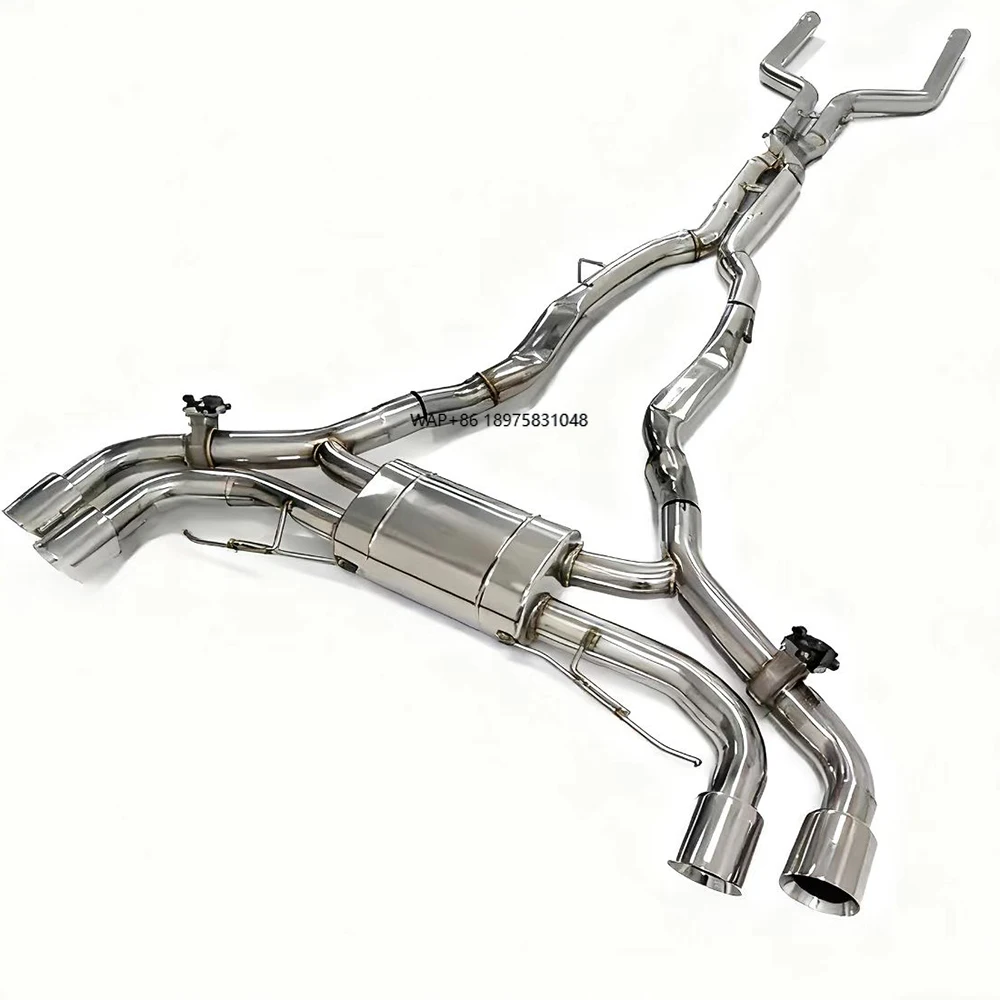 M5 F90 2018-2023 4.4T GDR Stainless Steel Exhaust Pipe Valve Control System Power Boost Modification 1.5mm Thickness Smooth