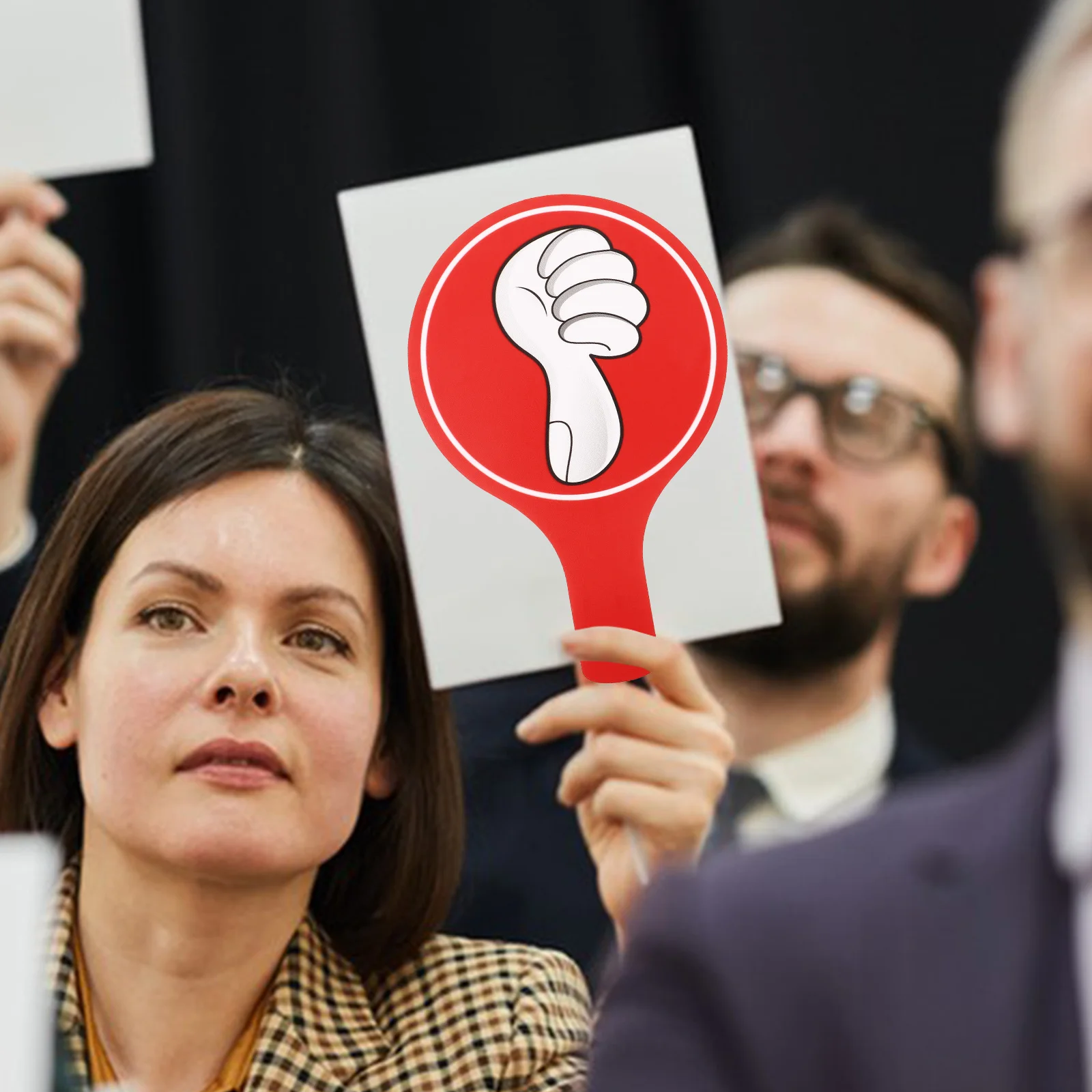 Paletas de votación reutilizables para el aula, suministro de votación, tablas de juez ligeras para profesores, interacción de estudiantes a granel