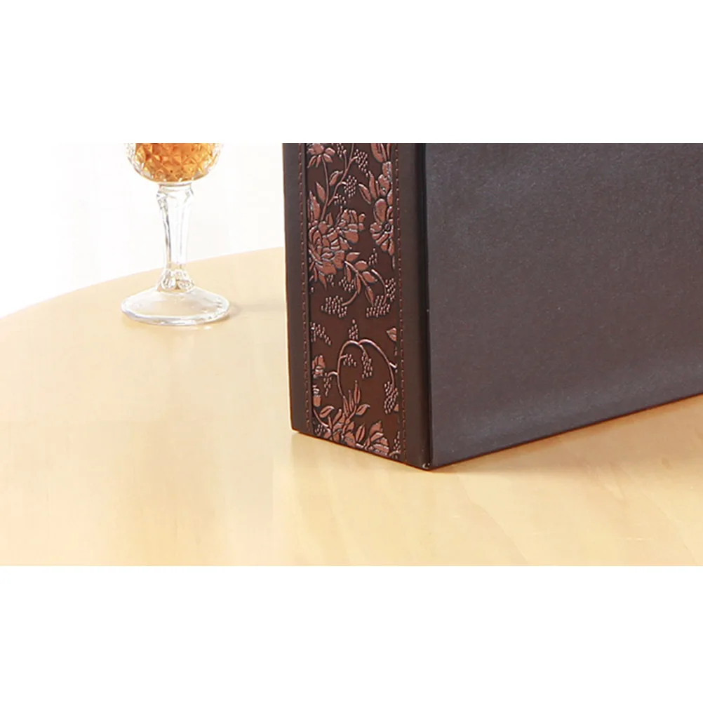 

Tissue Box Cover Functional Rectangular Napkin Desktop Organizer Scissor Holder