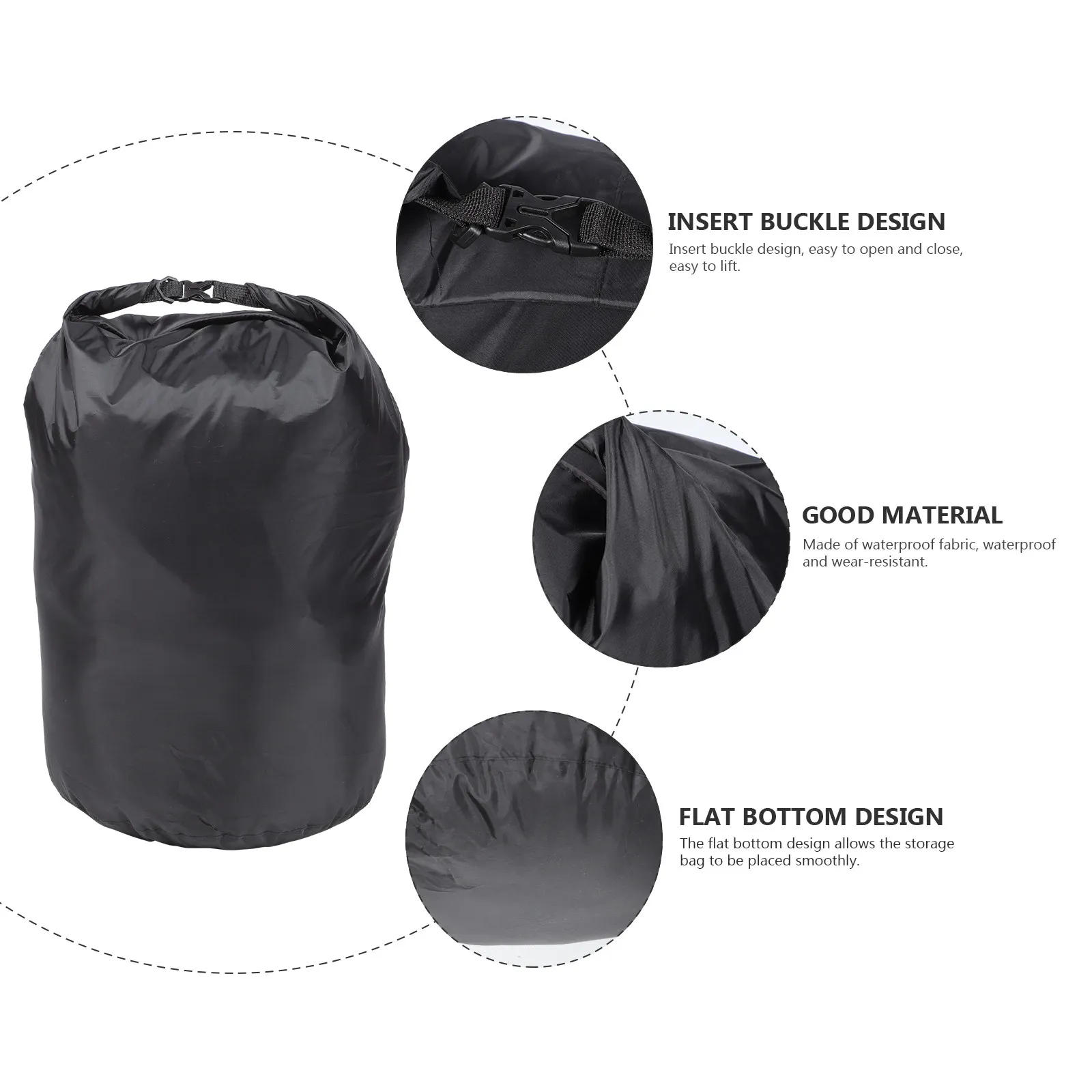 Waterproof Dry Bag Foldable Large Floating Backpack Rafting Kayaking Boating Camping Outdoor Essentials Dry Bag