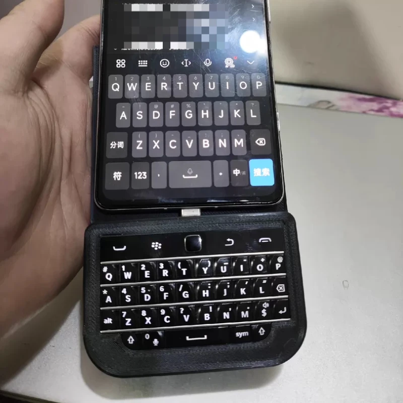 BlackBerry Q20 Keyboard Mouse Customized Typec Wired for IPhone/Android Blackberry Mobile Phone Keypad Accessories DIY view 3