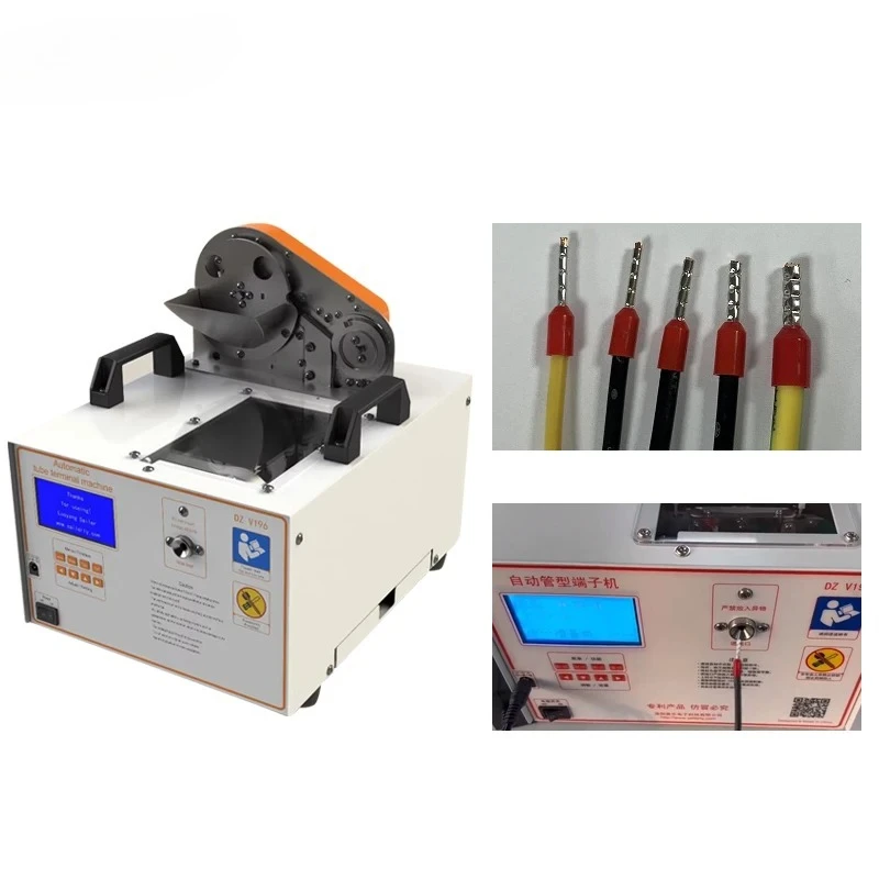 

0.5/0.75/1.0/1.5/2.5 Tube Type Terminal Crimping Machine European Pin Type Terminal Stripping Playing Terminal Machine