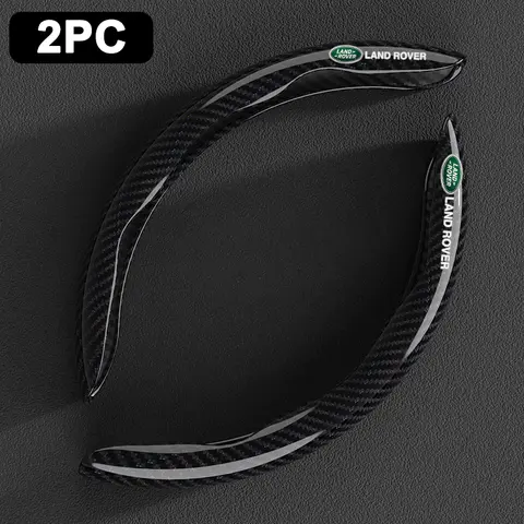 탄소 섬유 자동차 핸들 커버, 랜드로버 프리랜더 2 LF 디스커버리 레인지 액세서리, 미끄럼 방지 보호 커버, 2 개
