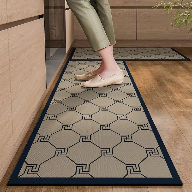 Kitchen Mat Cushioned Anti-Fatigue Floor Mat Waterproof Non-Skid Living Room Long Area Rug Mat Carpets Entrance Home Door Mat