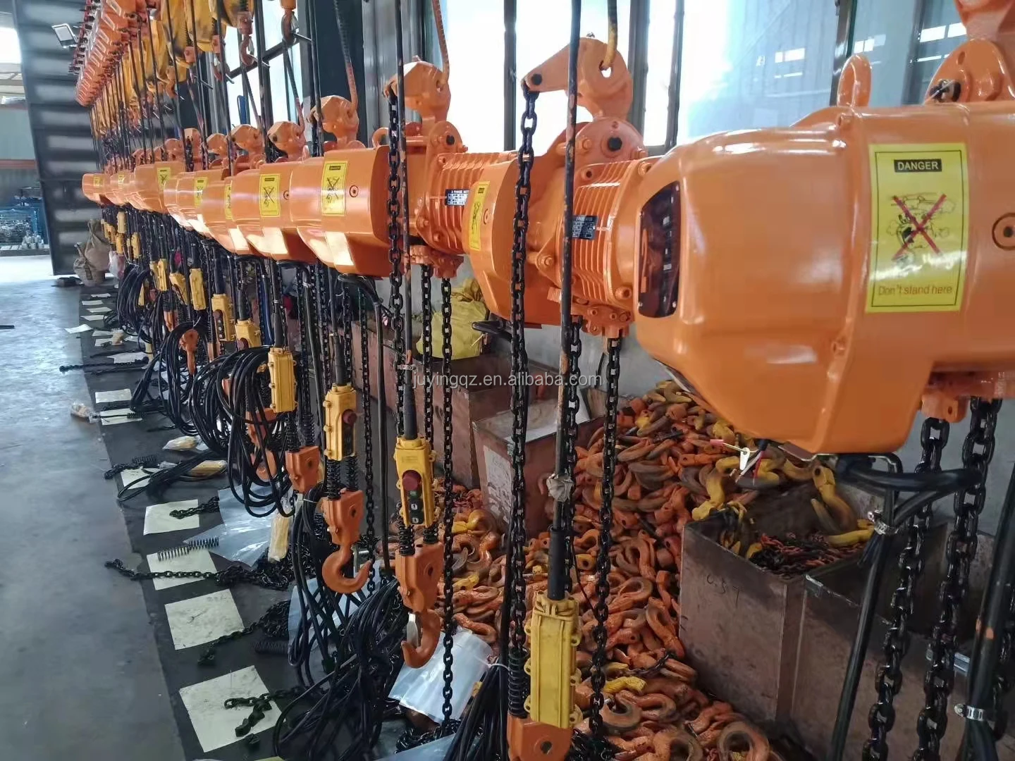 رافعة كهربائية جديدة بسلسلة أح - مراجعة Electric Chain Hoist وسعره