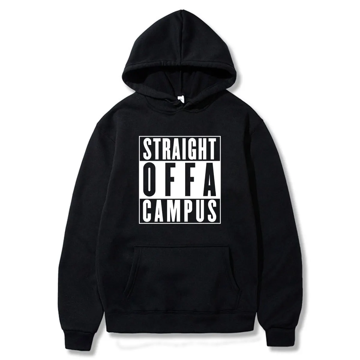 

Off Campus Straight Offa Campus Hoodies Briar University Hockey Funny Tops Men's Women Fashion Fleece Streetwears Couple Clothes