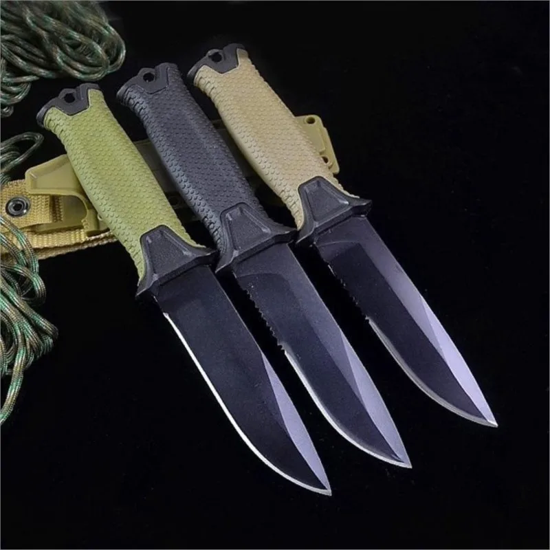 Gb 1500 Fixed Blade Knife Military Training High Quality Outdoor Camping Hunting Survival Tactical Pocket EDC Tool Knives