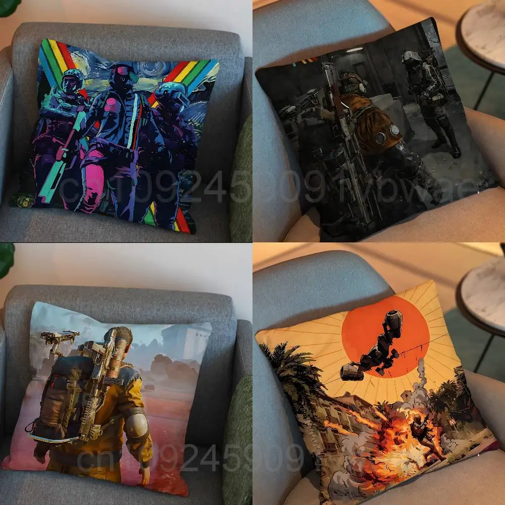 Stalker Juggernaut ARC Raiders Cartoon Pillow Cover, 4K HD Printed Cushion Cover case with Various Exquisite Patterns