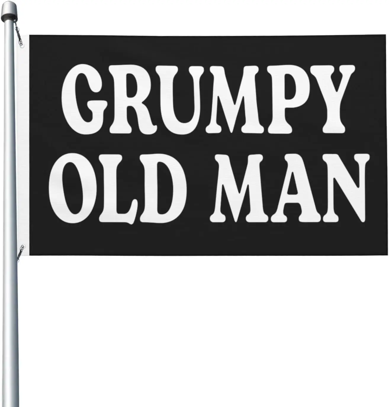 Flagicts 100% Polyester Grumpy Old Man Flag