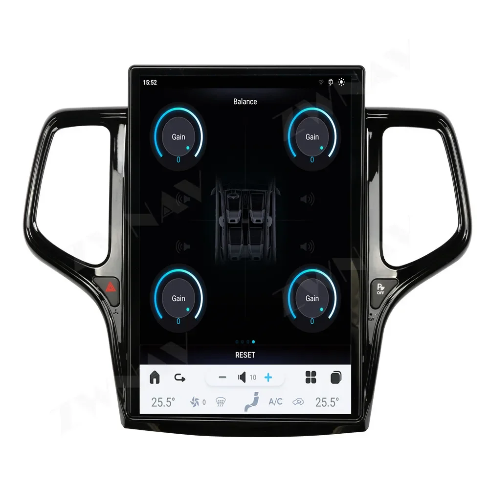 14.4 Inch Android 128GB Car Radio for Jeep Grand Cherokee 2014+ NA Version GPS Navigation Carplay Multimedia Unit