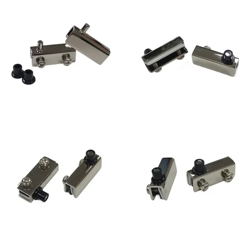 for Modern Stainless Steel Cabinet Door Buckle Soft Closure Glass Door Bracket Furniture Accessories