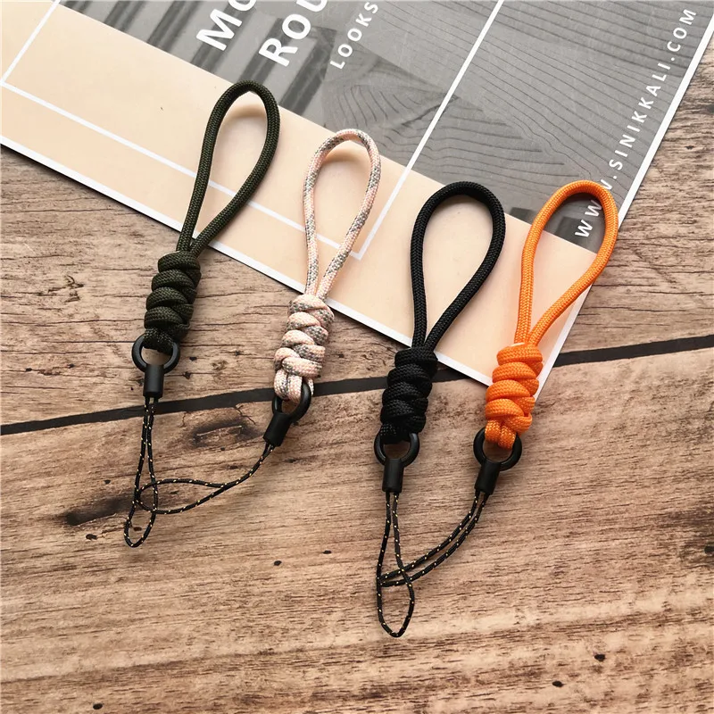 Handmade Nylon Keychain Lanyard, Mobile Phone Accessories