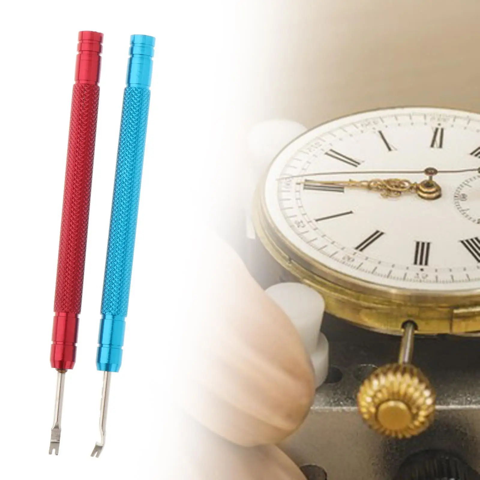 2 Pieces Watch Hand Remover Watch Modification Hand Tool Multifunction Craft Watch Pin Removal Tool for Jewelry Making Worker