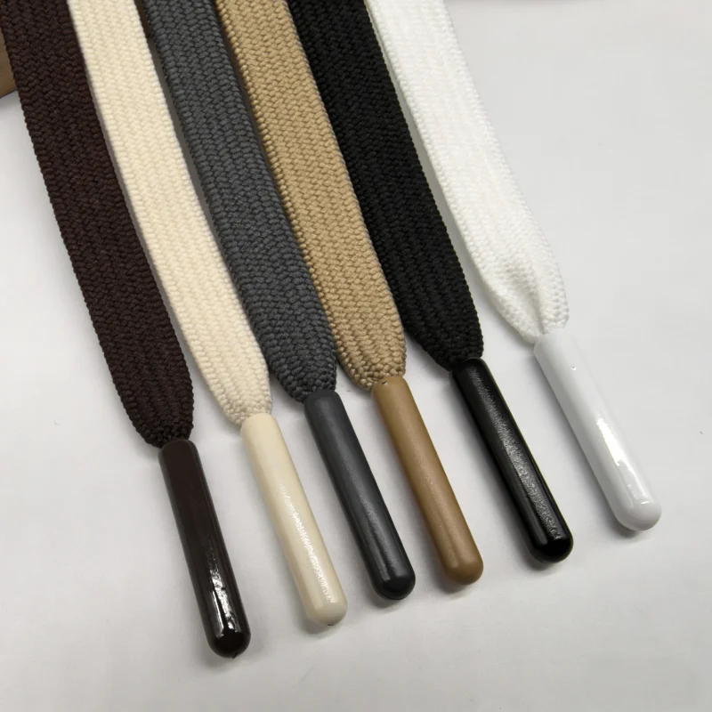 140cm Colored Sports Pants Waistband Width 1cm Extended Metal Head Hoodie String Casual Pants  Replacement Drawstring