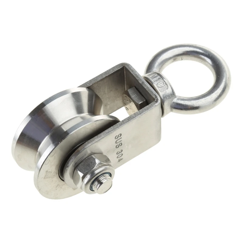 Super-Silent Pulleys Wheel Roller Pulley Blocks 360Degree Rotation