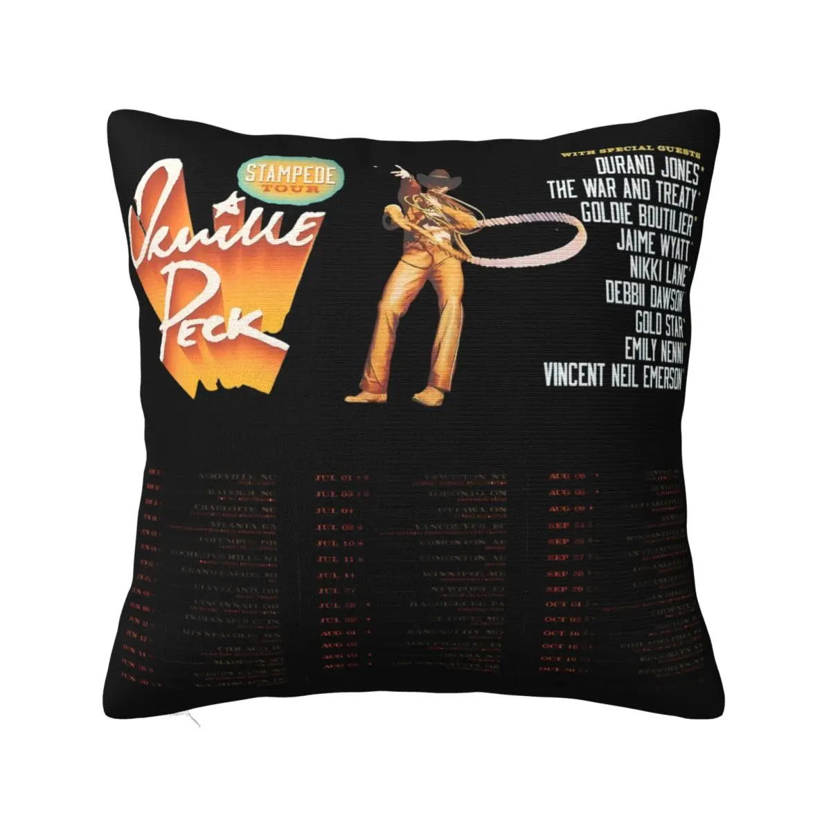 Orville Peck - Stampede Tour 2024 1 Cushion Cushion Covers Room Decorating Items Pillow Case Pillow Cover