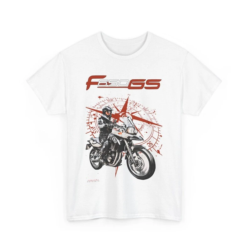 Hot F 650 GS T-shirt The Original Funduro Motorcycle Tee Classic Adventure Rider Top for Fans Starter Gift Cotton T-shirt Unisex