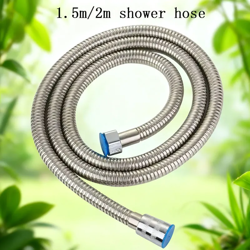 

Шланг 1,5 м/2 м, душевой шланг, удлинительная трубка для водопроводной трубы из нержавеющей стали, вытяжная трубка, аксессуары для ванной комнаты, удлинительная трубка для домашнего душа