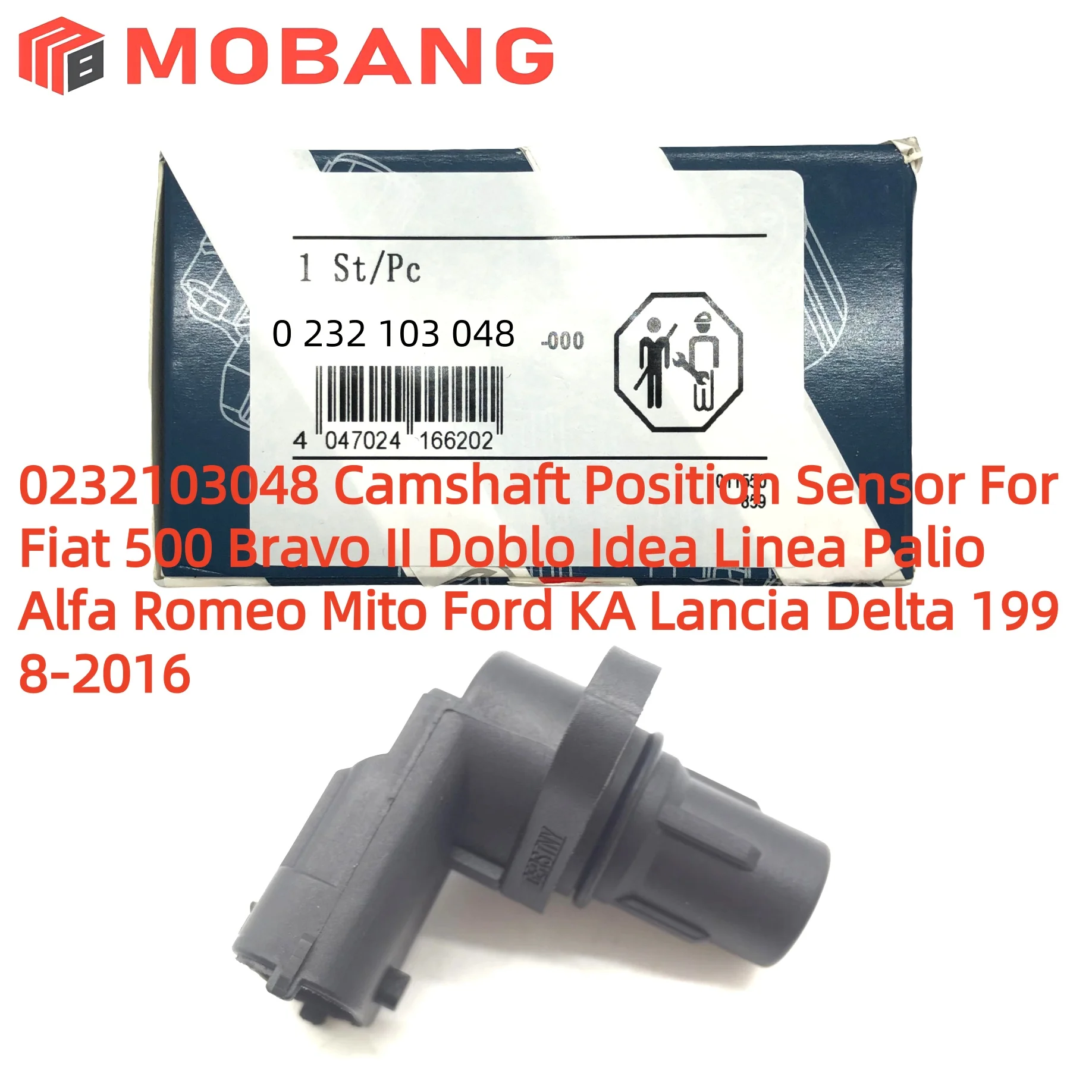 Camshaft Position Sensor For Fiat Bravo II 198 1.4 Hatchback petrol engine 2007 - 2014 0232103048 46798368 55181460 46811121