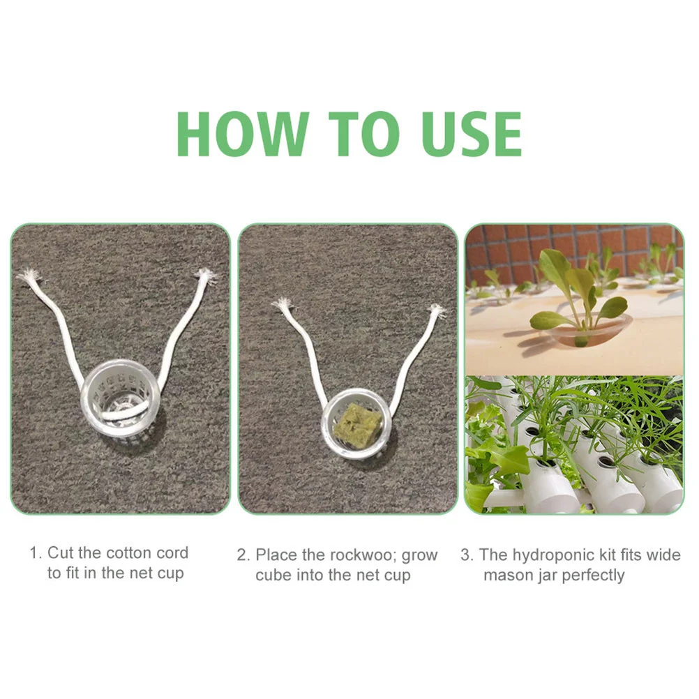 1 مجموعة المائية تنمو المقابس مكعبات الركيزة بدون تربة مع أكواب لشتلات زهور الخضروات الداخلية زراعة حديقة في الشرفة #2