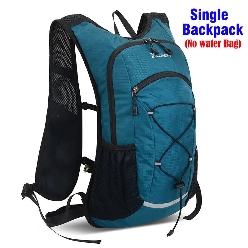 Outdoor Hiking Hydration Backpack Multifunctional Travel Rucksack Waterproof Nylon Cycling Knapsack Without Water Bag