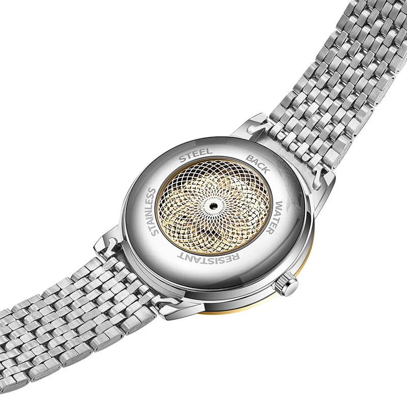 CQ344 Модные мужские часы, деловой календарь, светящиеся полые водонепроницаемые кварцевые часы, подарочные часы для отдыха для мужчин