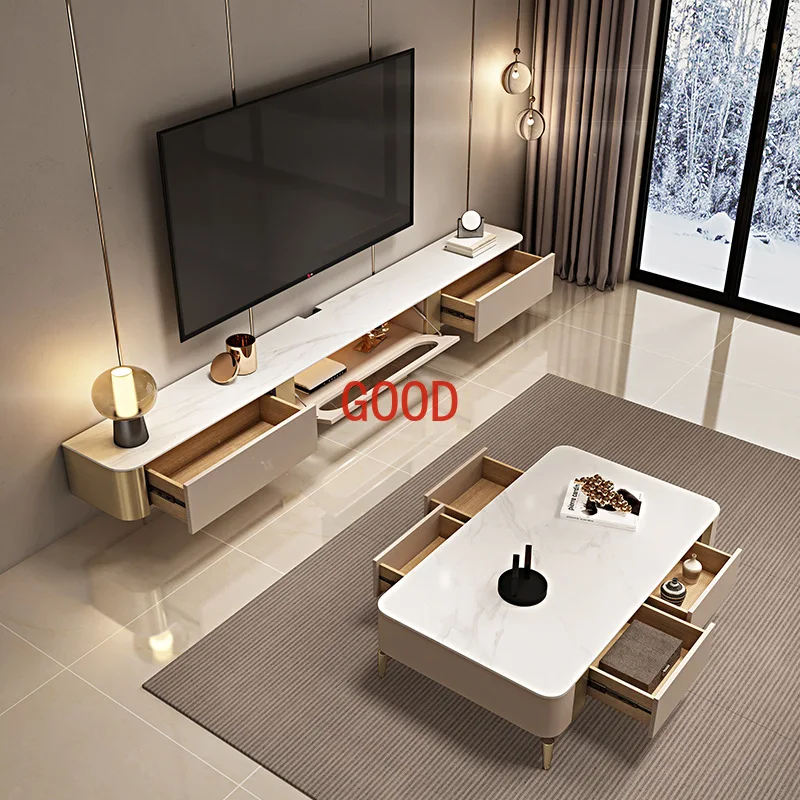 Living Room Coffee Table Bistro Auxiliary Gold Modern End Side Table Coffee Luxury Woonkamer Meubels Library FurnitureLTY10XP