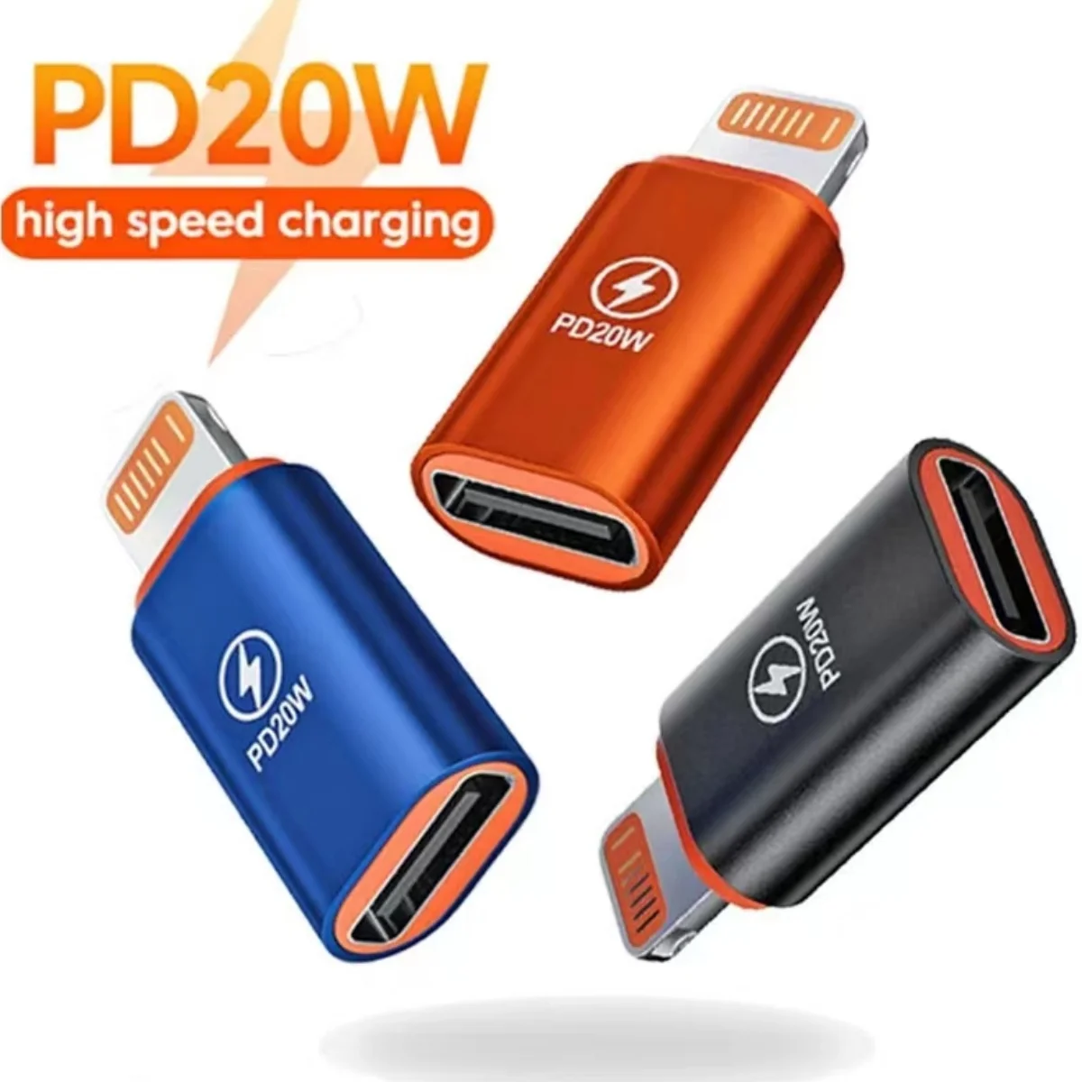 1PCS PD20W USB Tipo C A Lightning OTG Adattatore per IOS Lightning Maschio a Tipo C Femmina Convertitore del Connettore per iPhone per iPad