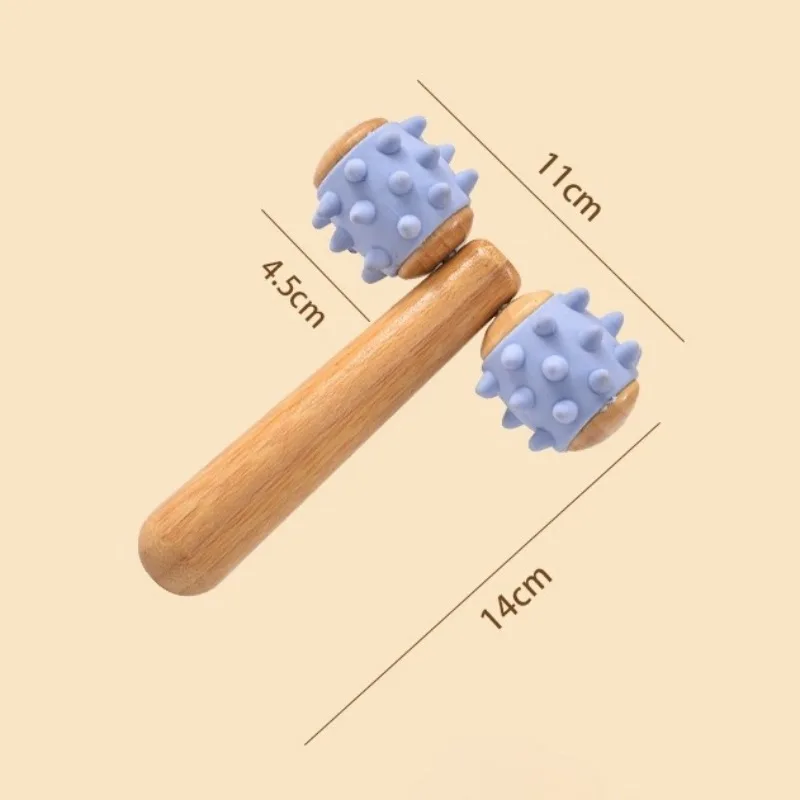 T-Shape Massage Roller | Body & Face Muscle Tension Relief | Skin Health Support Tool | Multifunctional Home Spa Massager