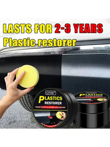 Car Plastic Restorer Back To Black Gloss Car Cleaning Products Plastic Leather Restore Auto Polish And Repair Coating Renovator