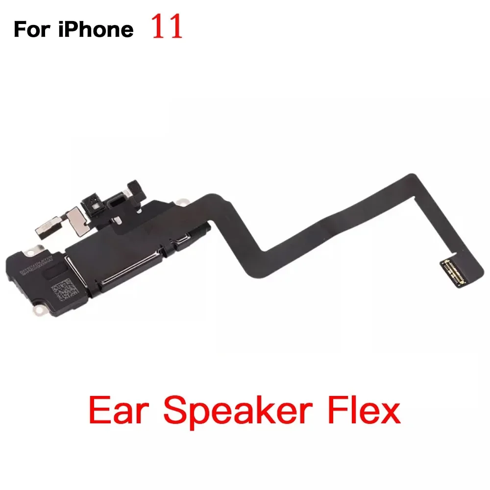 Inner Part For iPhone 11 Front Rear Camera Power Volume Button Charging Port Ear Speaker Flex Cable With Bracket Full Screws