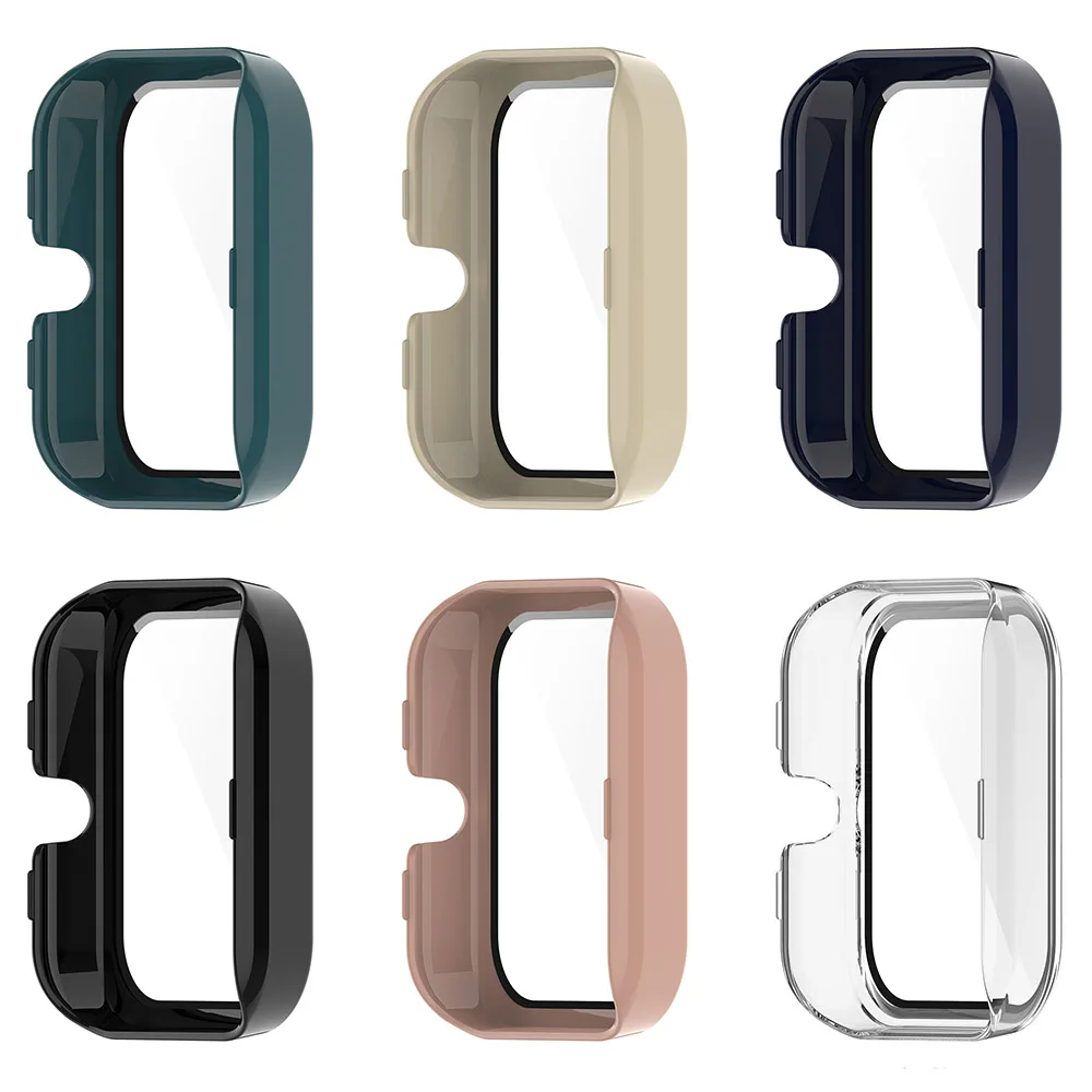 PC+Tempered Glass Protective Case For Huami Amazfit Bip 3 Bip3 Pro Full Screen Protector Shell Cover