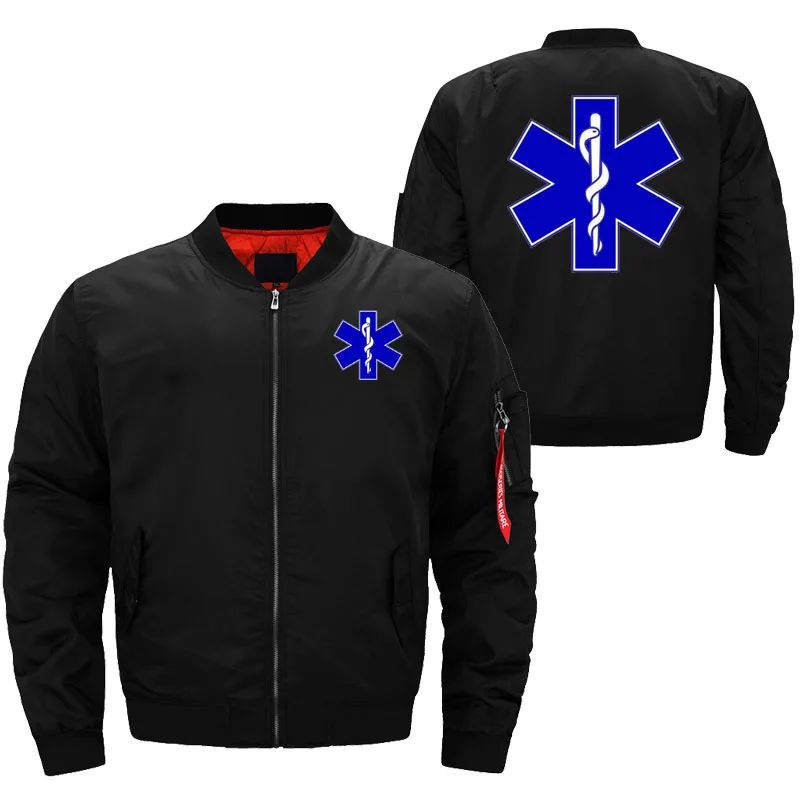 EMT emergency ambulance Print Plus size men's jacket Tactical Military Men's Bomber Jacket High quality brand men's clothing