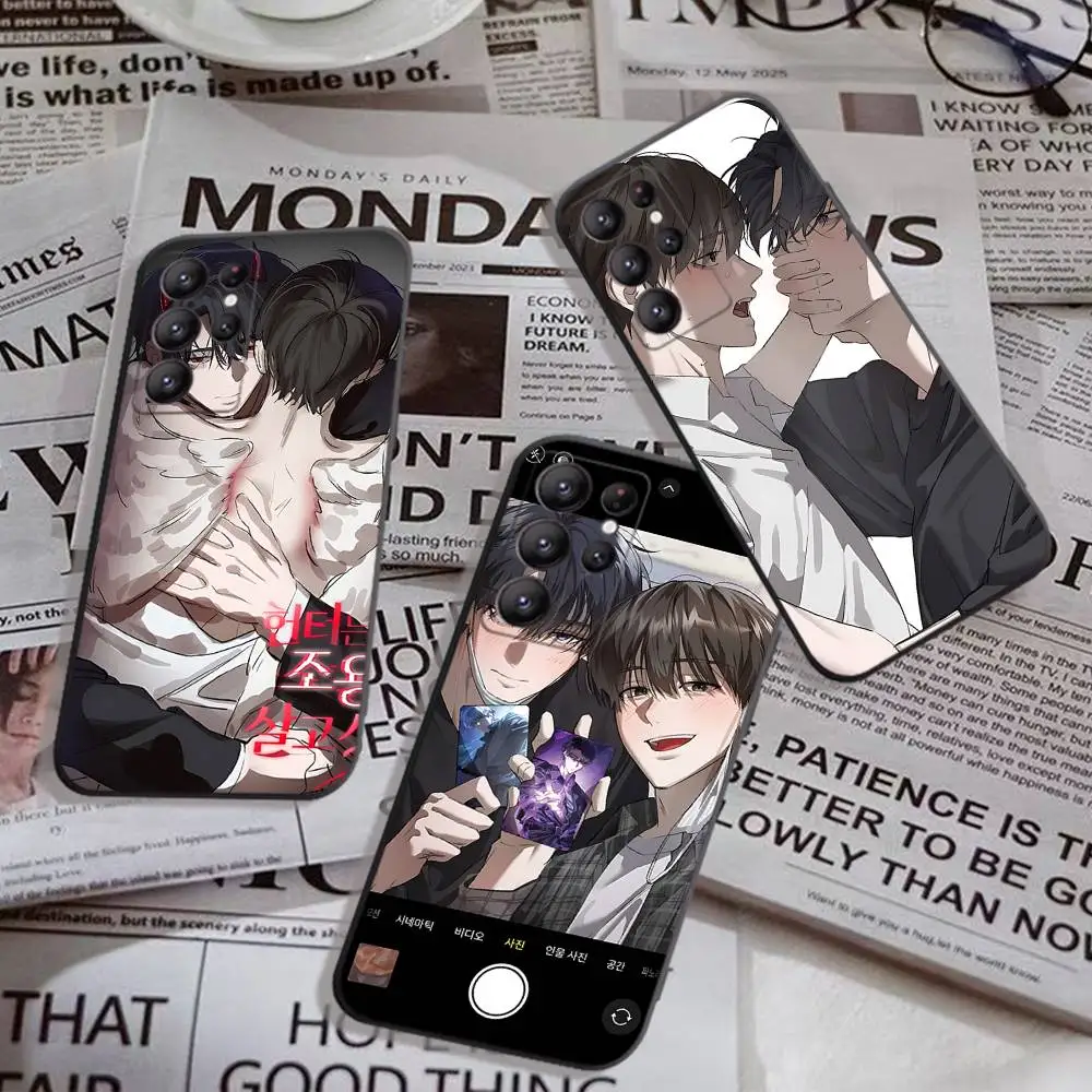 Funda de Teléfono Anime The Hunters Gonna Lay Low Bl para Samsung S 24 Fe 25 Ultra Plus 20 Lite 21 30 22 23 24 22 Ultra 5G