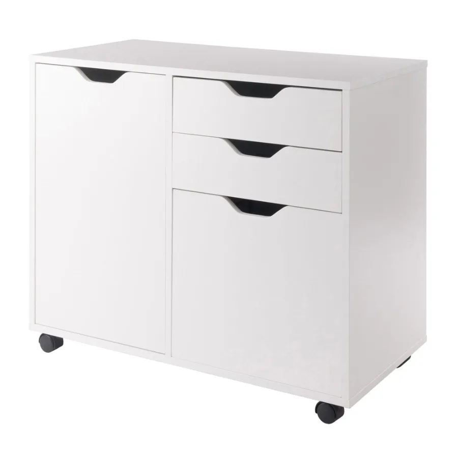 

Halifax Wide Storage Cabinet; 2Drawer; Filing Cabinet; White
