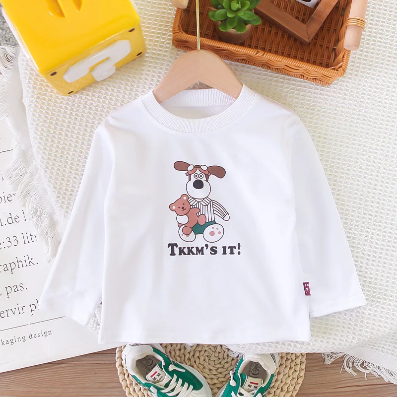 Boys Clothing Sets Spring Autumn 2024 Children Cute Jackets Pants T-shirts 3pcs Cotton Suit For Baby Tracksuits Kids Outfits 5Y