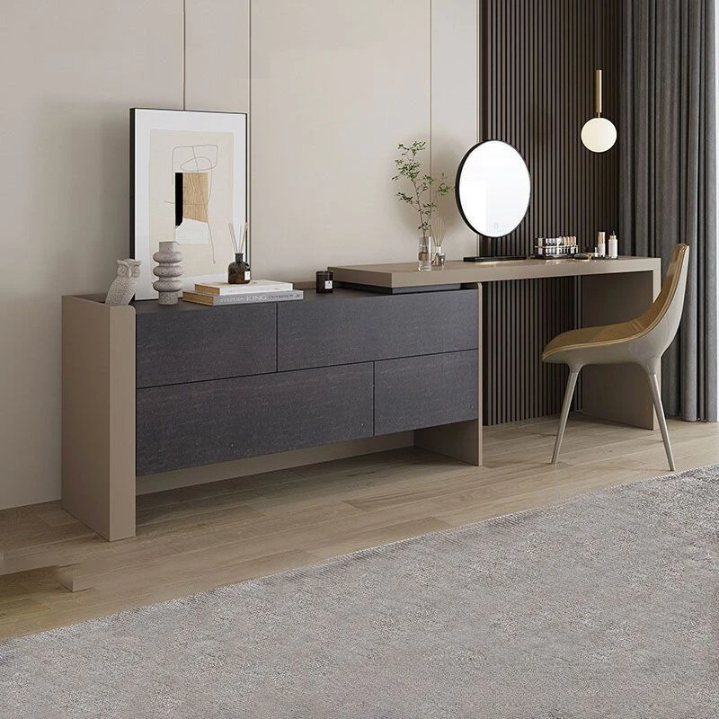 Simple dresser master bedroom multi-functional storage cabinet integrated high-end light luxury Internet celebrity