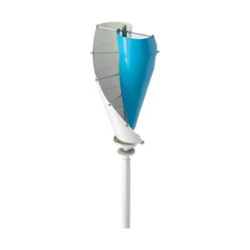 Vertical spiral wind-solar complementary wind turbines