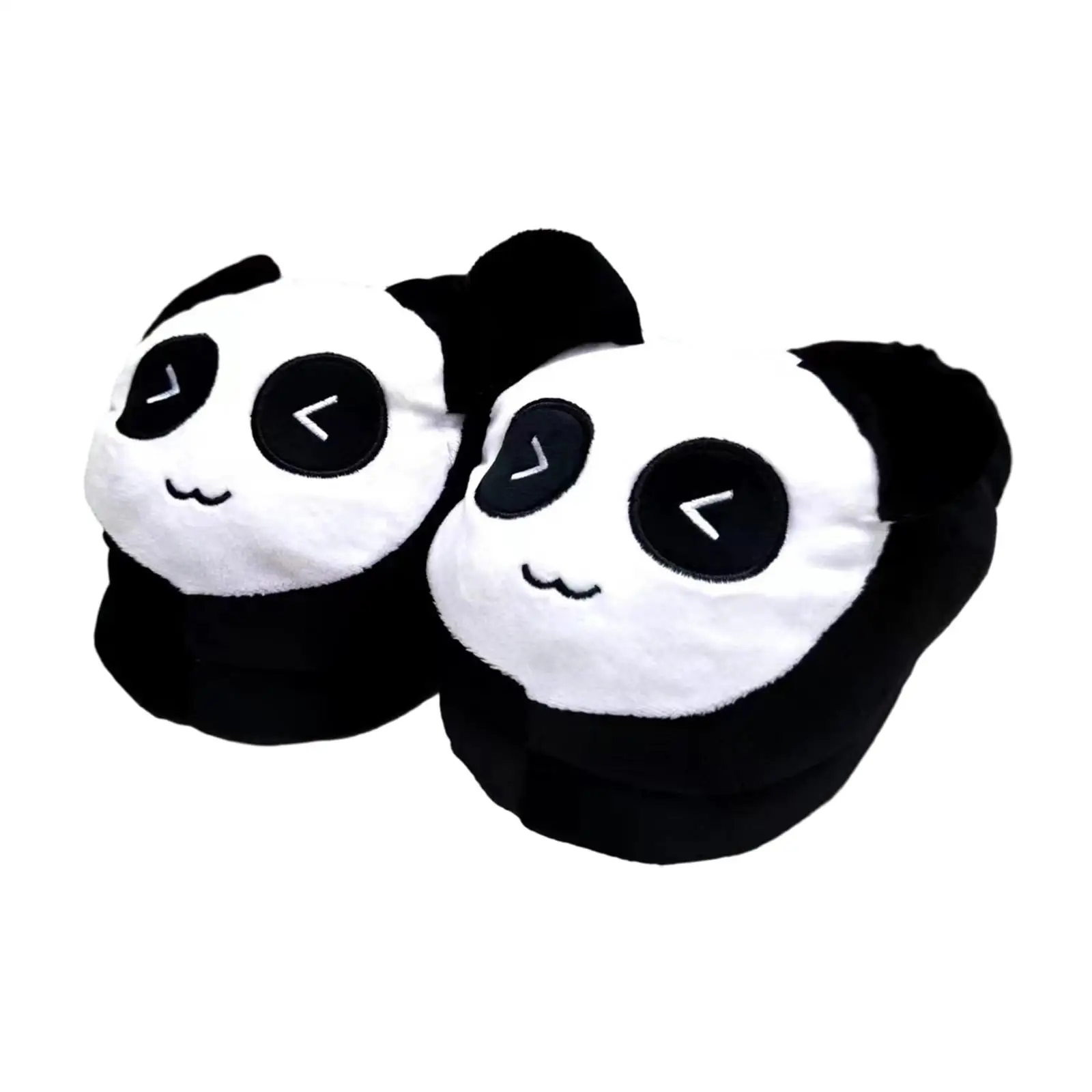 Panda Slippers Cute Plush Slippers Women Nonslip Funny Winter Warm Slippers for Living Room Bedroom Dorm Apartment Home Slippers