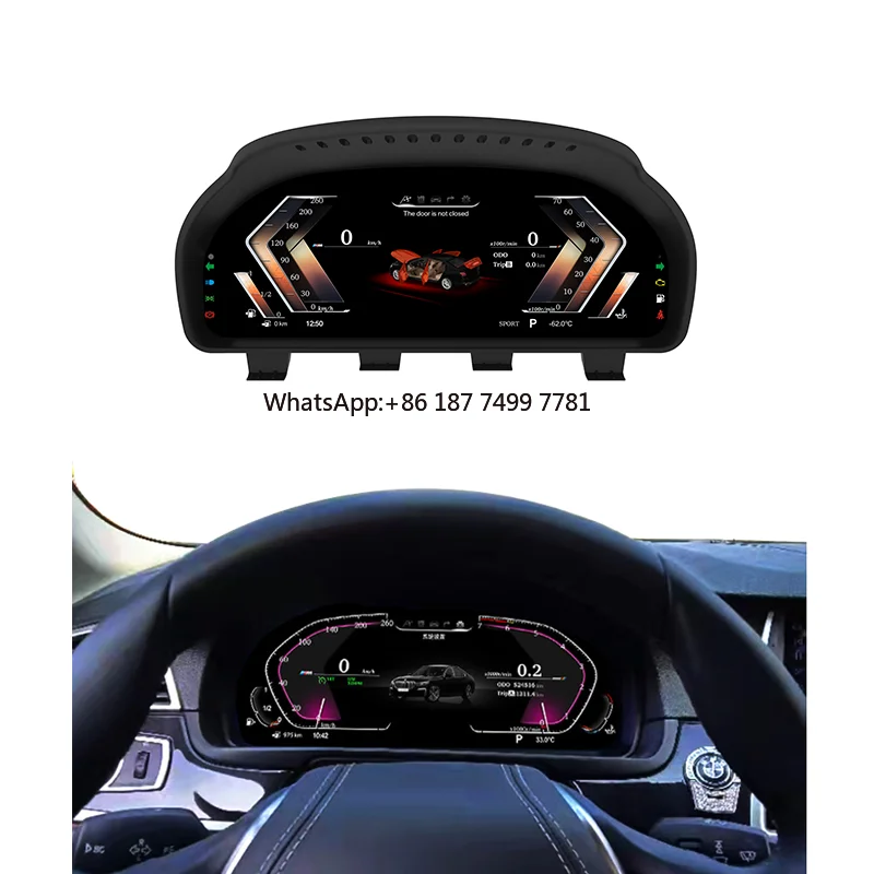 

Car LCD Digital Dashboard Panel Instrument Cluster Cock Speedometer for . F10 F20 F30 F07 E90 E91 E87 E84 F48 X1 X3 X4 X5 X6