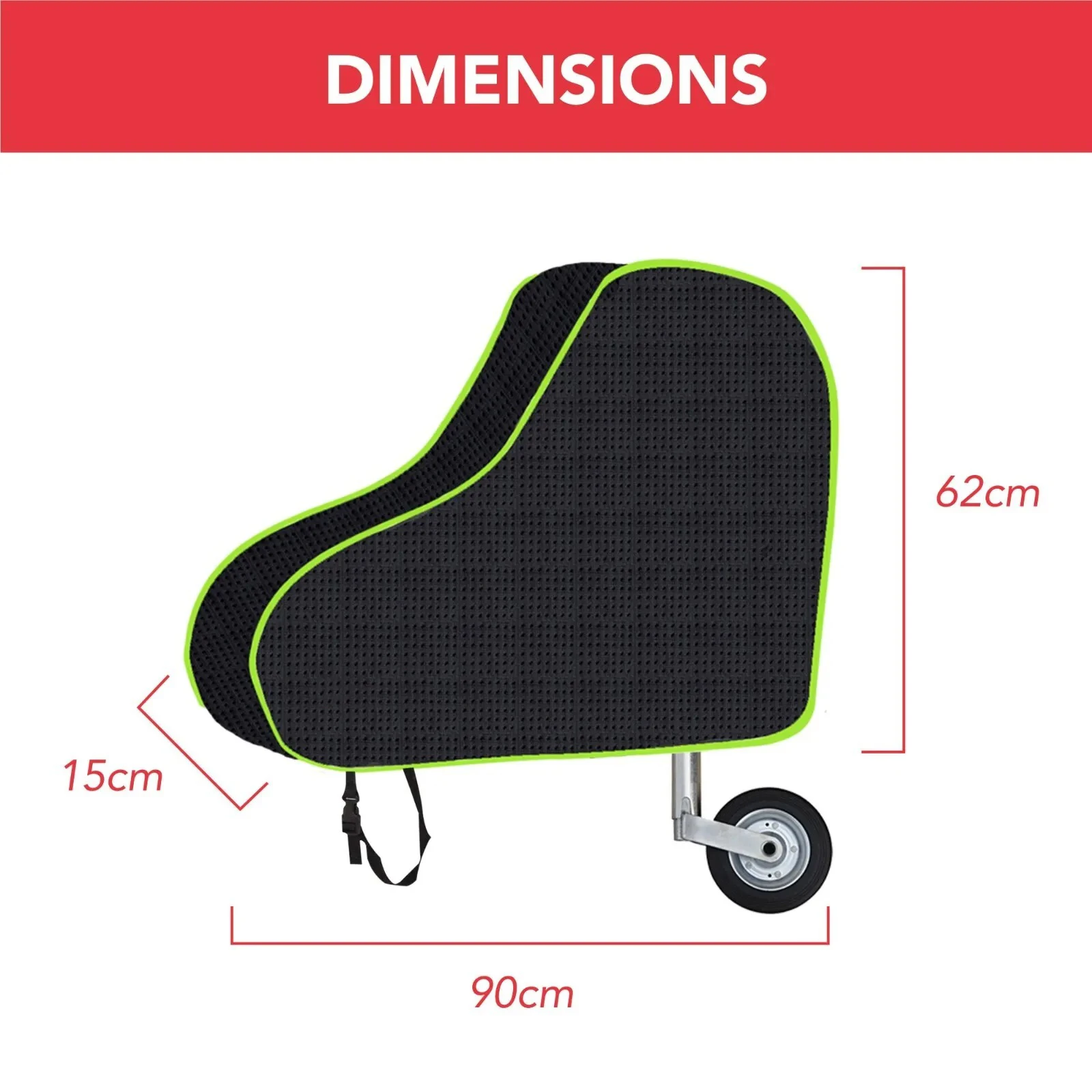 1 قطعة RV سحب وصلة القطر غطاء أسود العالمي مقاوم للماء وصلة السحب غطاء للمنزل المتنقل قافلة شاحنة تخييم RV اكسسوارات #3